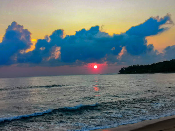 the beauty of a sunrise on the east coast of sri lanka